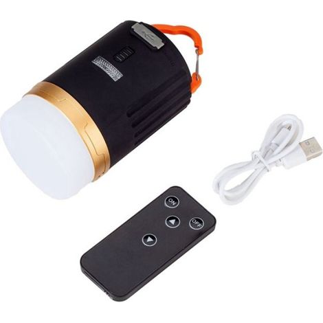 Lumière de Camping Lampe de Tente Étanche Portable LED Veilleuse Télécommande Rechargeable Lanterne de Camping en Plein Air (1/4)