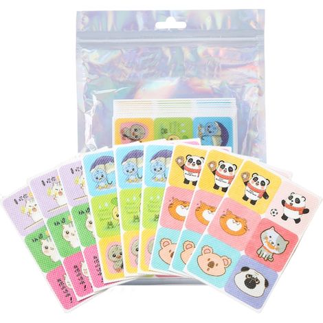 20 Bögen mit je 240 selbstklebenden Mückenschutzpflastern für Kinder, mit Cartoon-Motiven, natürlichen Pflanzenextrakten, ätherischem Citronellaöl, aus Vliesstoff, für den Innen- und Außenbereich geei (1/5)