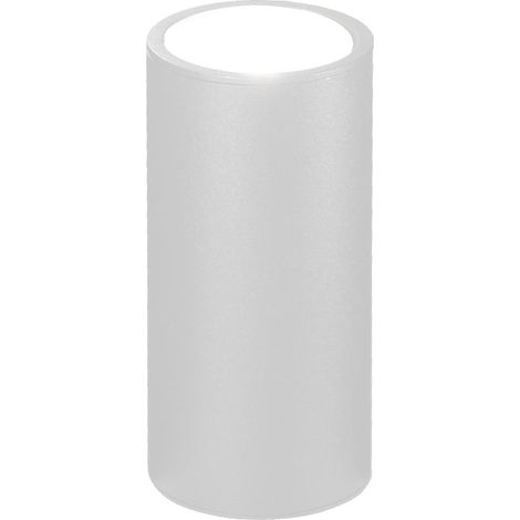 Plafonnier moderne cylindrique en aluminium pour intérieur Filo - Blanc (1/2)