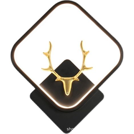 Applique murale ronde LED pour salon et entrée, lampe de chevet pour chambre