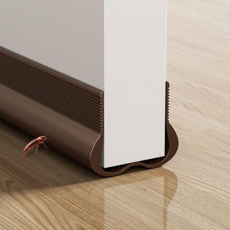 Boudin De Porte,Bas de Porte Isolant,Le Joint de Porte,Isolant Phonique Thermique Bande d'étanchéité Anti Bruit Poussière Stop à l'air Froid Anti (1/5)