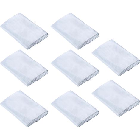 Lot de 8 couvertures anti-feu ignifuges en fibre de verre 1 x 1m avec sacs de rangement pour maison cuisine urgence (1/5)