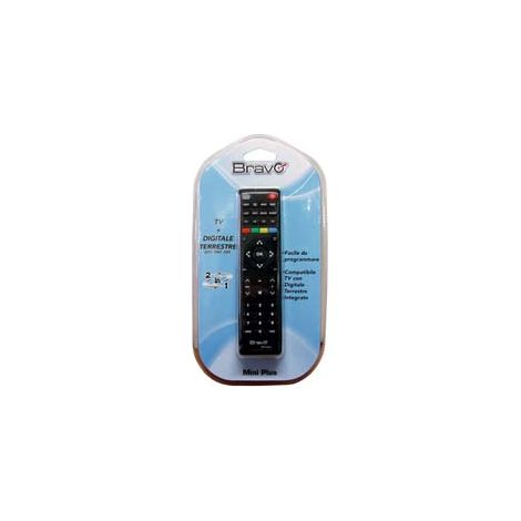 TELECOMANDO UNIVERSALE MINI PLUS TV + DECODER - 1 blister BRAVO