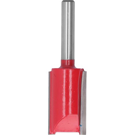 Fraise à défoncer carbure monobloc 2 dents, queue 6,35mm, coupe 18mm, longueur 30mm, outil de fraisage pour bois, défonceuse, affleureuse, 1/4in (1/5)