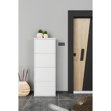 SCARPIERA 4A METALLO CM 50X15X138 BIANCO