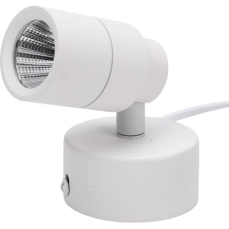 Spots LED 3W d'intérieur en alliage d'aluminium, réglables, 3000K, pour plantes, peintures et œuvres d'art. (1/5)