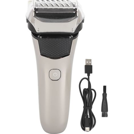 Rasoir électrique avec écran numérique — Tondeuse à barbe et visage rechargeable pour hommes