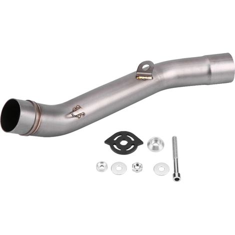 Silver stainless steel exhaust pipe for Z800 2013-2016 (1/5)