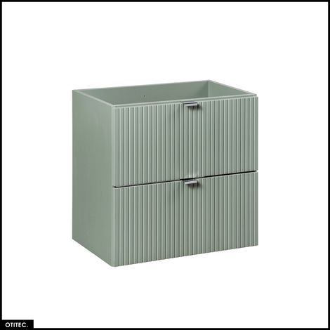 Meuble sous vasque - 60 cm - 2 tiroirs - ROSEAU (1/5)
