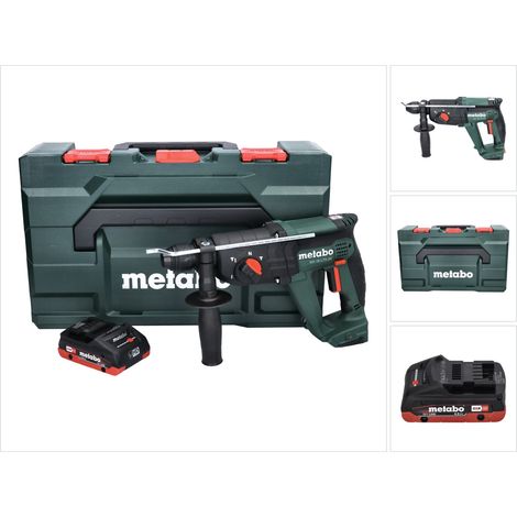 Metabo KH 18 LTX 24 Marteau combiné sans fil 18 V 2,1 J SDS plus + 1x batterie 4,0 Ah + metaBOX - sans chargeur (1/5)