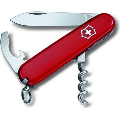 Navaja waiter roja, 9 funciones, 26x12x84mm, peso 35g. victorinox