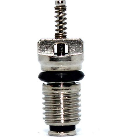 Boîte de 100 noyaux de valve de climatisation automobile, kit d'outils de réparation de réfrigération R12 R134a (1/4" 5/16") (1/4)