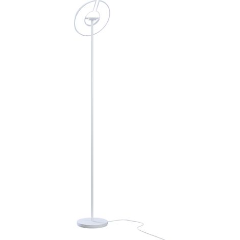 Lampada da terra moderna bianca LED RGB 48W Cento Italux (1/5)