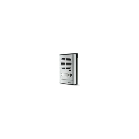 VIMAR - 88T1 Placa de audio de pared, 1 botón, gris claro