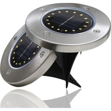 Lot de 4 lampes solaires pour champs, 8 LED - Online Store (1/4)