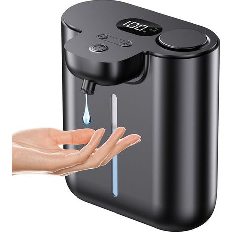 Dispenser automatico di sapone, dispenser di sapone piccolo, dispenser di sapone liquido per le mani, dispenser automatico di sapone con sensore, ABS, per sapone e disinfettante (1/5)