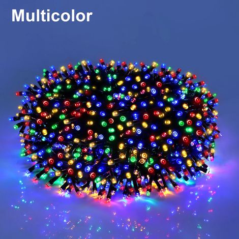 Guirlandes lumineuses LED (RGB, 50 m, 500 LED), couronnes lumineuses LED d'extérieur, 220 V vers 24 V CC (1/5)