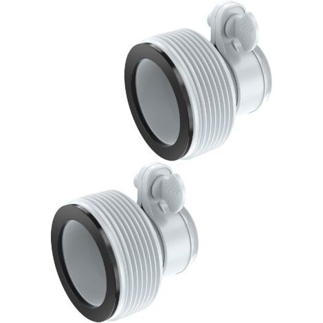 Adaptateur de Tuyau de Type B pour Pompes, Paquet de 2, adaptateur de tuyau de piscine pour raccords de 1,5 "et 1,25" (1/3)
