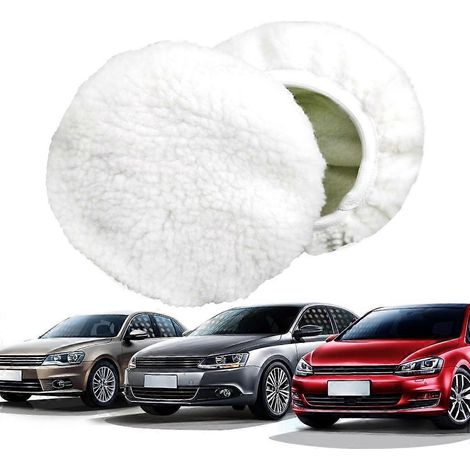 Bonnets de polissage en fibre, applicateur de cire pour voiture, tampons de polissage, tampons de cire (1/4)