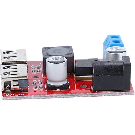Carte de régulation de tension, contrôleur de charge solaire, 2 sorties USB, convertisseur DC6V-30V vers 5V (1/5)