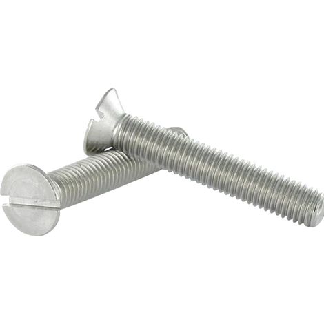 Vis métaux Tête fraisée Fendue M4X50 Inox A4-1 pièce (1/4)