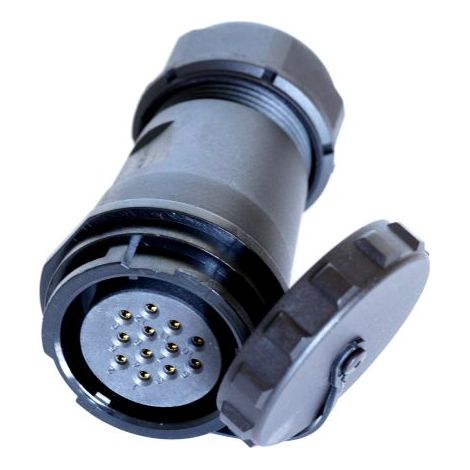 Connecteur circulaire RS PRO, Standard 12 contacts, Montage sur câble, raccordement A souder ( Prix pour 1 )