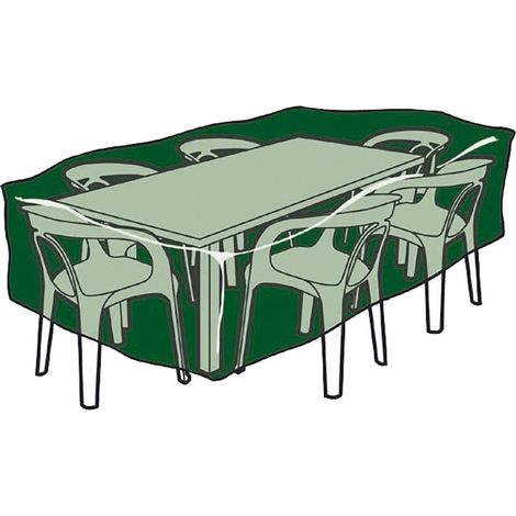 La copertura protettiva copre tavolo e sedie 325x205x90 cm 100 g/m²