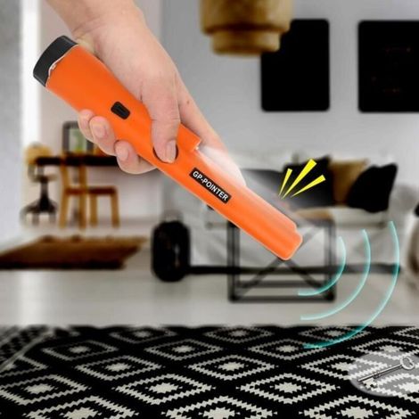 Détecteur de métaux portable Pinpointer Recherche d'or Utilisation sous-marine Étui étanche + Faux cuir