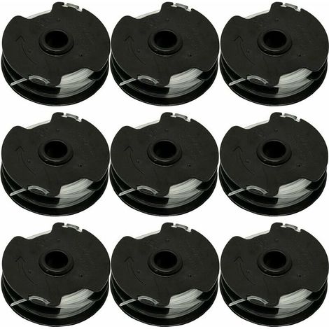 Lot de 9 bobines de rechange pour débroussailleuse sans fil Parkside PRTA 20 Li C3 IAN351753 (1/5)