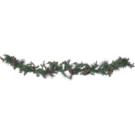 Guirnalda LED artificial de Navidad 180 cm decoración de pared verde Kamerun (1/5)