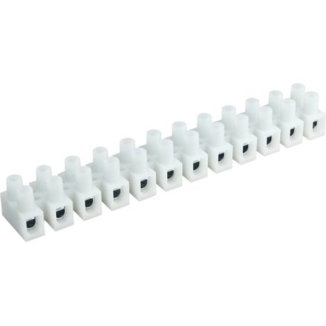 Bornier 10 mm², bloc électrique 12 voies avec couvercle de câble VDE/UL DGN 3664 (1/5)