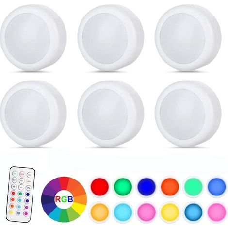 Veilleuse LED télécommandée - Veilleuse pour meuble, à piles (1/5)