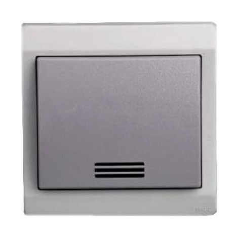 Bouton poussoir MUREVA STYL étanche avec voyant lumineux SCHNEIDER ELECTRIC ENN36624