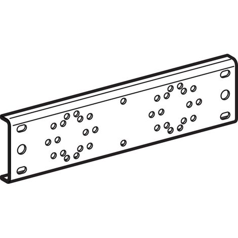 Plaque de montage Mepla pour deux raccords de 100 et 120 mm 601738