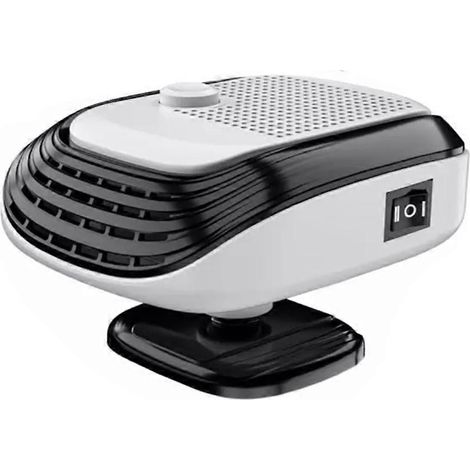 Chauffage de voiture 12V/24V, dégivreur de pare-brise 2 en 1, 150W, ventilateurs de chauffage et de refroidissement rapides, désembueur de voiture, prise allume-cigare (1/4)