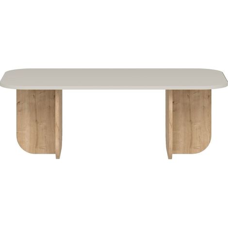 Calicosy – Table basse rectangulaire 120 cm – Plateau mélaminé épaisseur 18 mm – Dimensions 120x60x41,4 cm – Poids 15,2 kg (1/5)