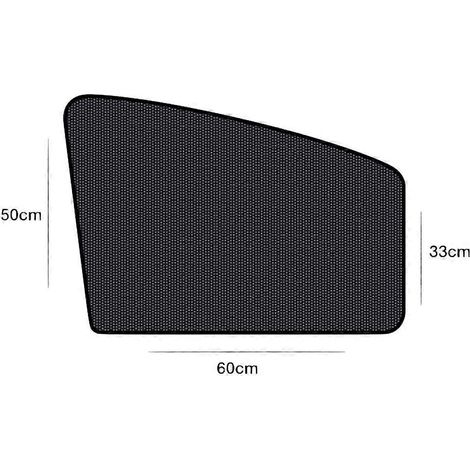 Pare-soleil magnétique pour vitres latérales de voiture, rideau en maille 120 g/m² avec protection UV, résistant aux intempéries, pièces de rechange pour l'extérieur (avant) (1/5)