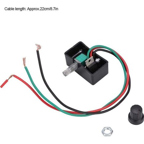 2 Stück elektrische Sprühgeräte-Drehzahlregler 12V Drehzahlreglerschalter Landwirtschaftliches Zubehör (1/5)