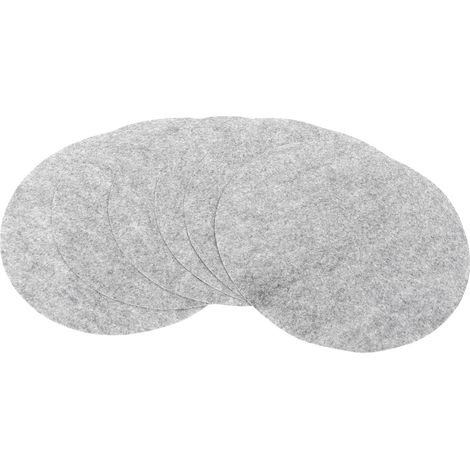 Diviseurs de plaques en feutre doux, tampons séparateurs de casseroles, ustensiles de cuisine, ustensiles de cuisson, protecteurs d'empilage de casseroles, gris, 24 pièces (1/5)