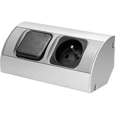 Toma de corriente para mueble bajo mueble 230V con interruptor - OR-AE-1302