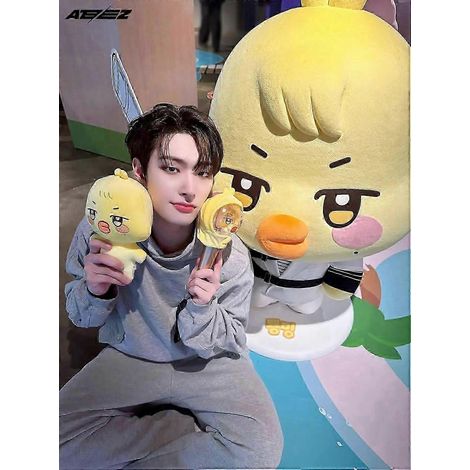 1/8 pièces ATEEZ Aniteez Kawaii Peluche Animal en Peluche Cadeau Coréen pour Décoration de Chambre (environ 25 cm Couleur A8) (1/5)