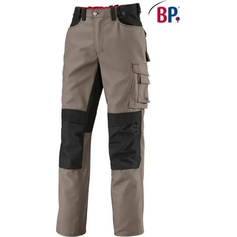 [NEUWERTIG] B-Ware Bp Bundhose Hose Arbeitshose Kniepolstertasche Herren Walnuss Schwarz Größe 52 S