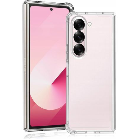Agedate Samsung Z Fold 6 Hülle Transparente Silikon Slim (1/3)