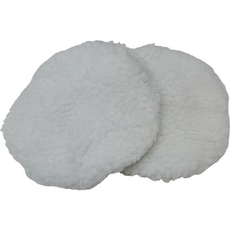 TAMPONE CUFFIA IN LANA SINTETICA PER LUCIDATRICE 2 PEZZI Ø125mm VALEX (1/2)