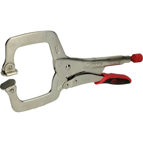 Kstools – Pince étau ajustable 0-85mm – Mâchoire forgée pour maintien optimal – Longueur 275mm – Acier chrome-molybdène nickelé