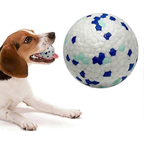 Balle jouet pour chien - Multicolore, en ETPU résistant aux morsures, 7,6 cm, flotte, haute élasticité (1/5)