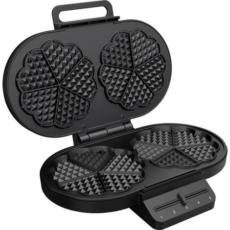 PIASTRA WAFFLE A FORMA DI CUORE (1/5)