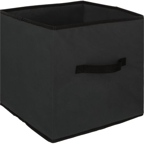 Cestino in tessutocestino 31x31cm mix n modul nero - 5five (1/5)