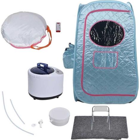 Kit de sauna portatif Les kits de Sauna portables 2.5-2,68 l 1000W perdent du poids, Machine de détox, cabine de Sauna pliante for la préservation de la santé Tente de sauna personnelle pour spa à dom (1/5)