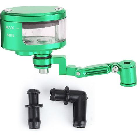 Réservoir de liquide de frein avant CNC en aluminium, ensemble de tasses d'huile pour moto, adapté à Kawasaki ZX 6R 9R 10RGreen (1/5)